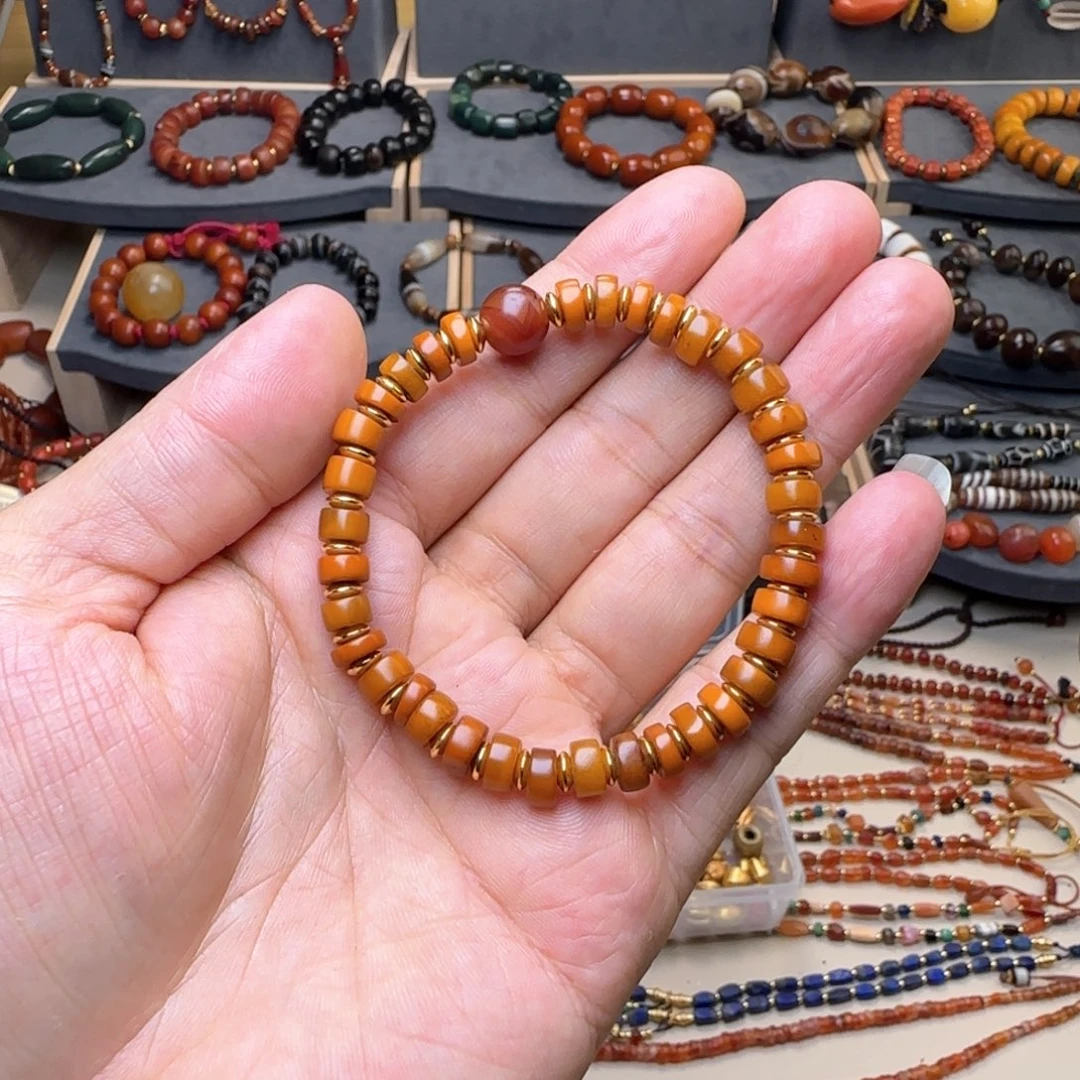 蜜蜡颈饰未镶嵌fuo f g h jo