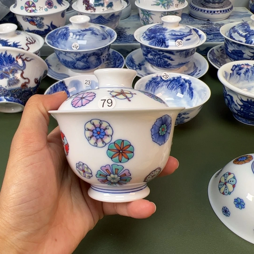 木木景德镇纯手工纯手绘茶具79