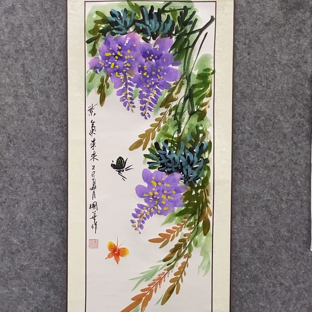 国画刘国华手绘作品111