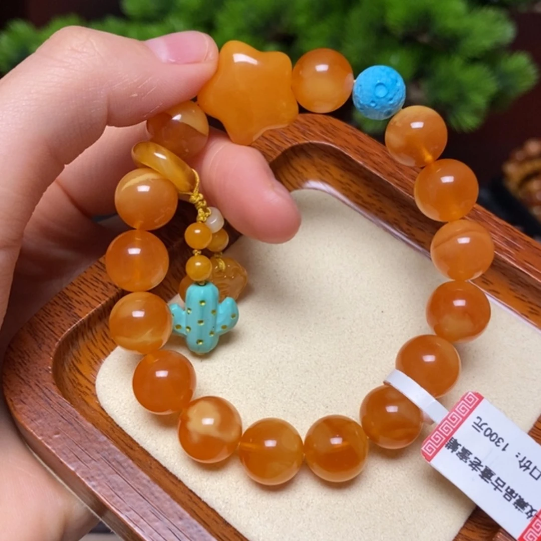 【闪购商品】手链蜜蜡未镶嵌手串