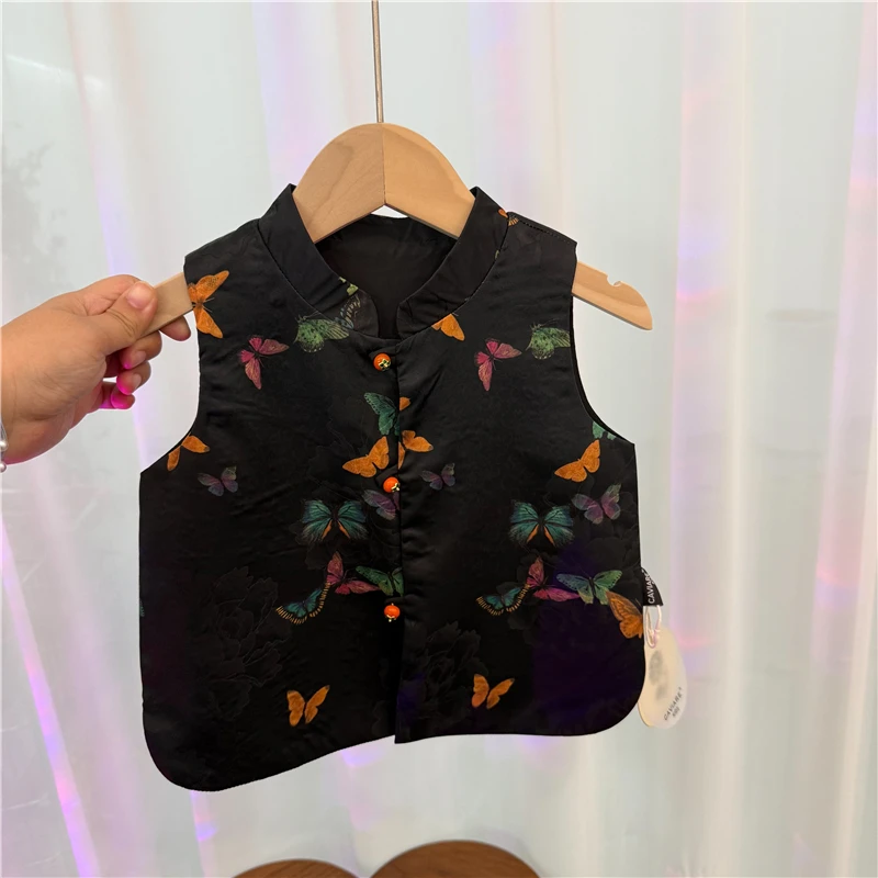 【蝴蝶马甲】XC25110MJ马甲鱼子酱品牌儿童女童童装