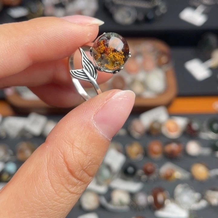 水晶戒指银S925镶嵌111111111