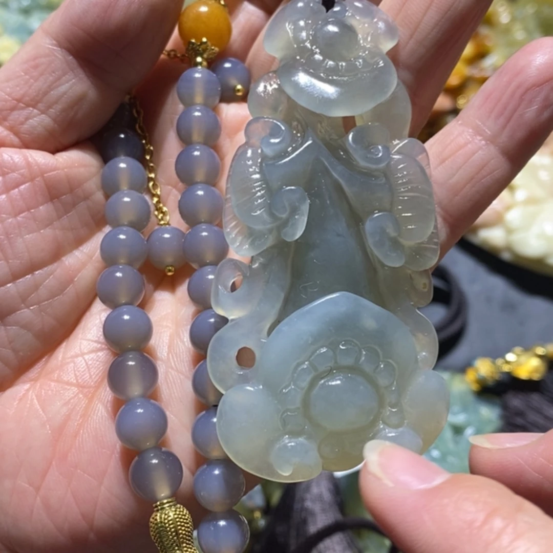 【闪购商品】岫玉毛衣链未镶嵌