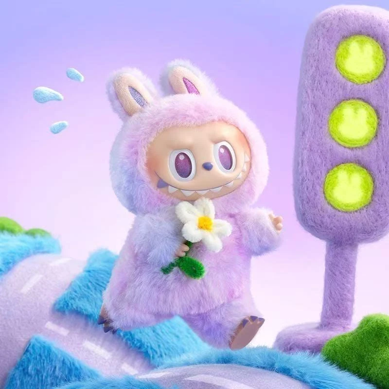 【国版】labubu3.0拉布布三代前方高能毛绒马卡龙挂件公仔摆件礼物