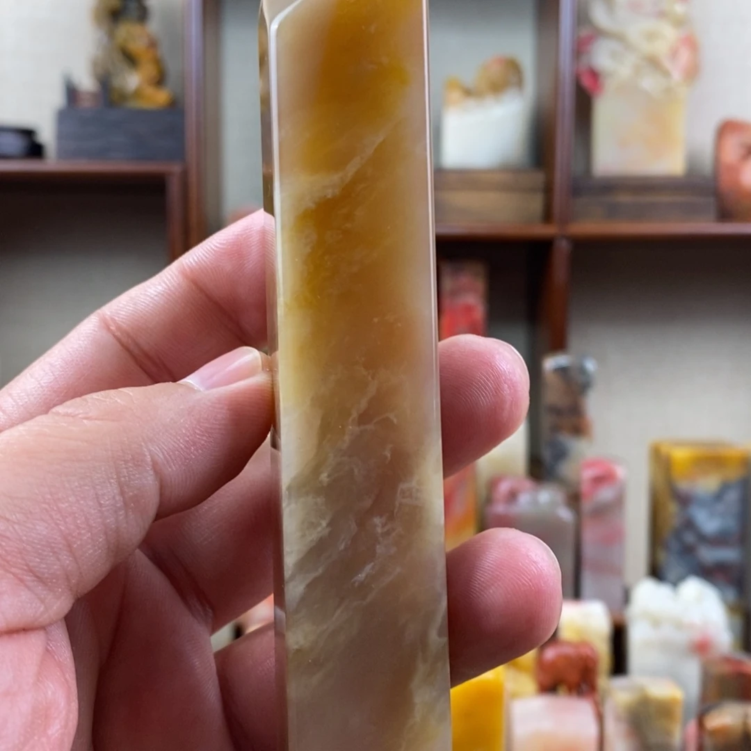 印石巴林石巴林石精品素章