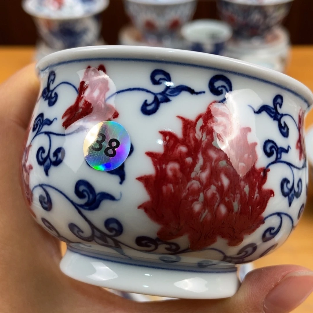 手绘现代茶具非古董