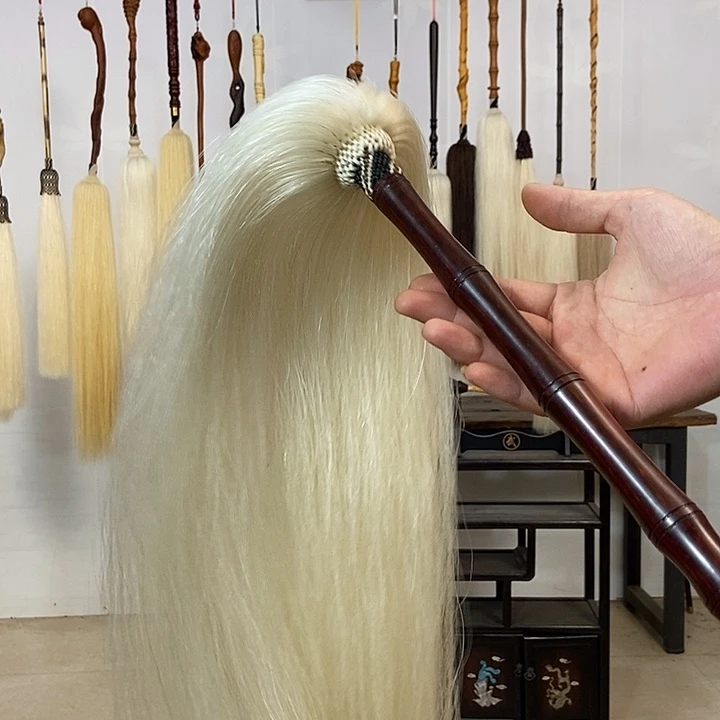纯手工制作马尾拂尘