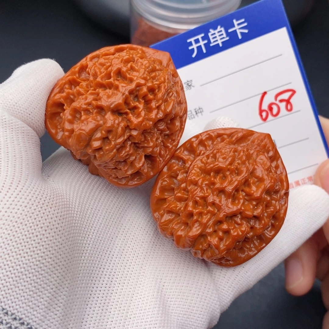 文玩核桃把件44官帽608