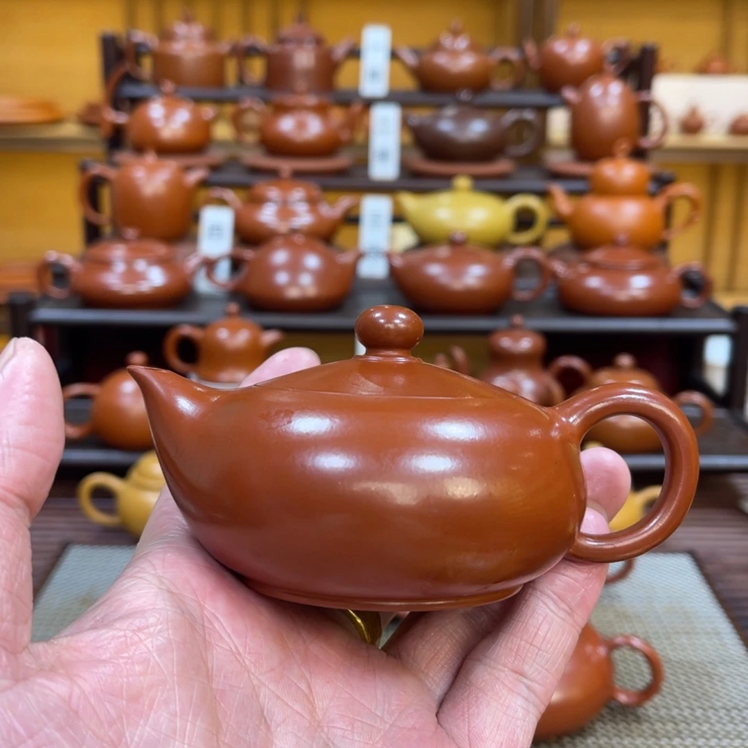 名***饰紫砂茶壶红凤雏120-140cc