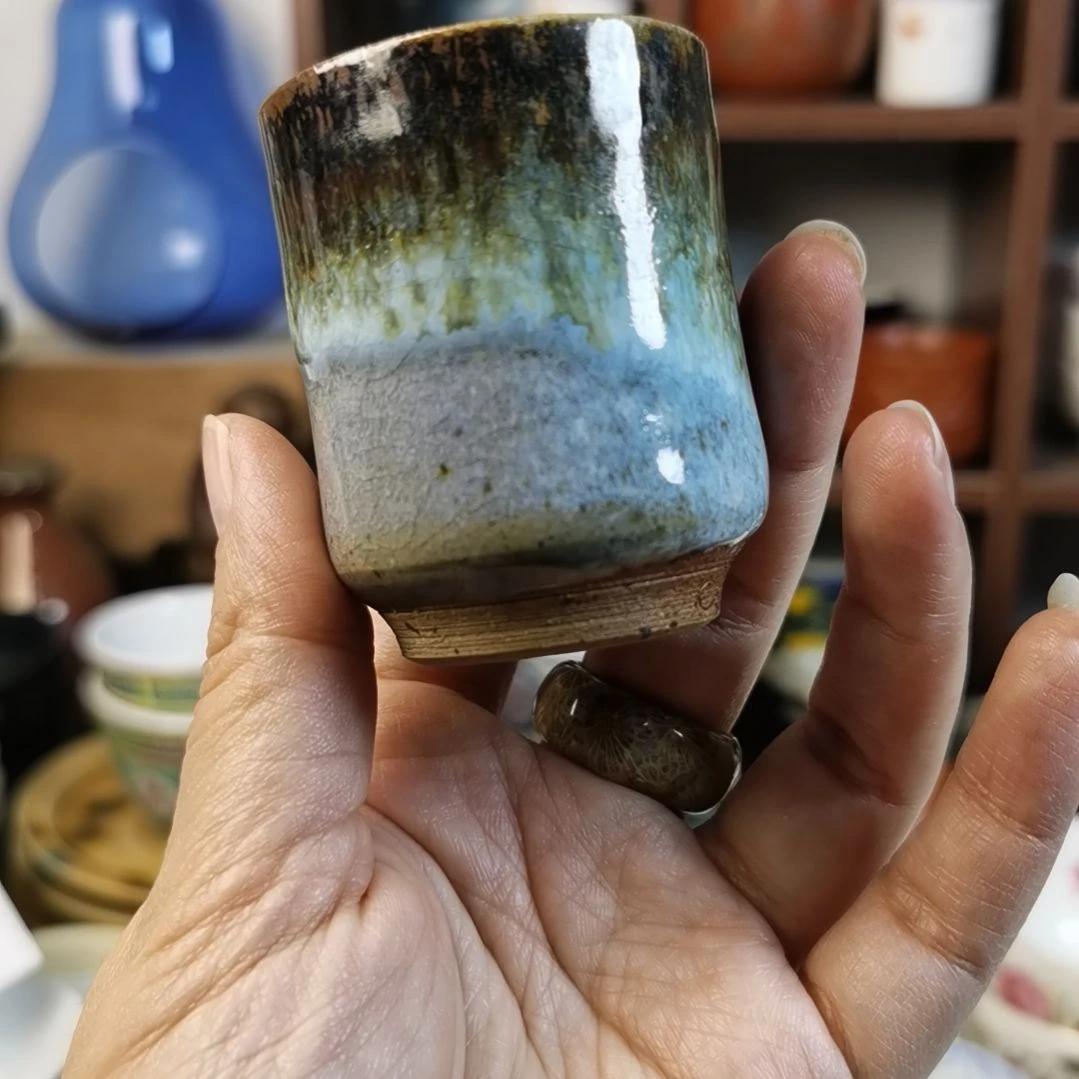 紫砂茶案陶瓷杯子碟子小碗