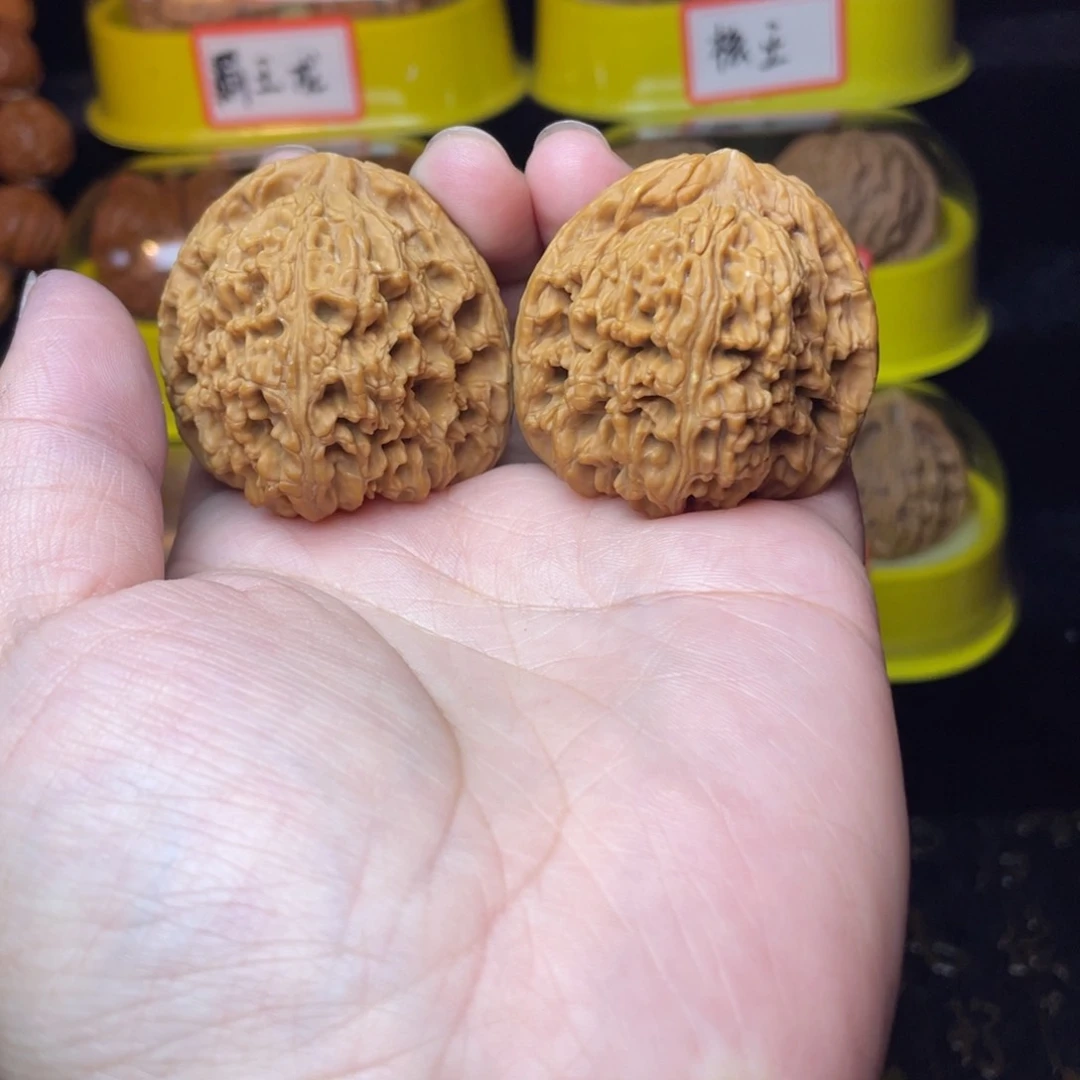 文玩核桃把件污*茶南疆石41
