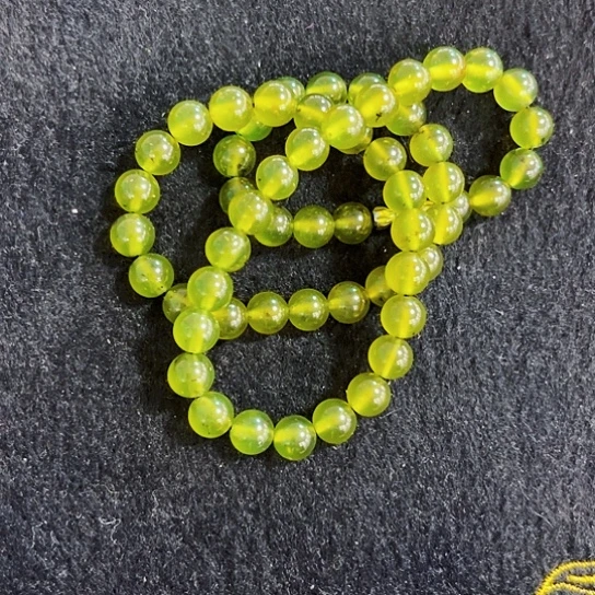 蛇纹石玉手链合金你**吹