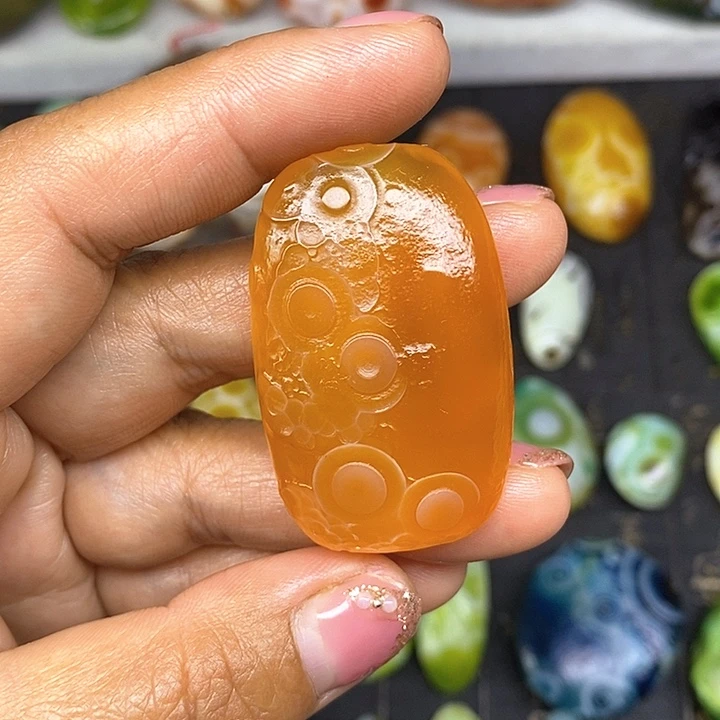 牌子无孔奇石饰品