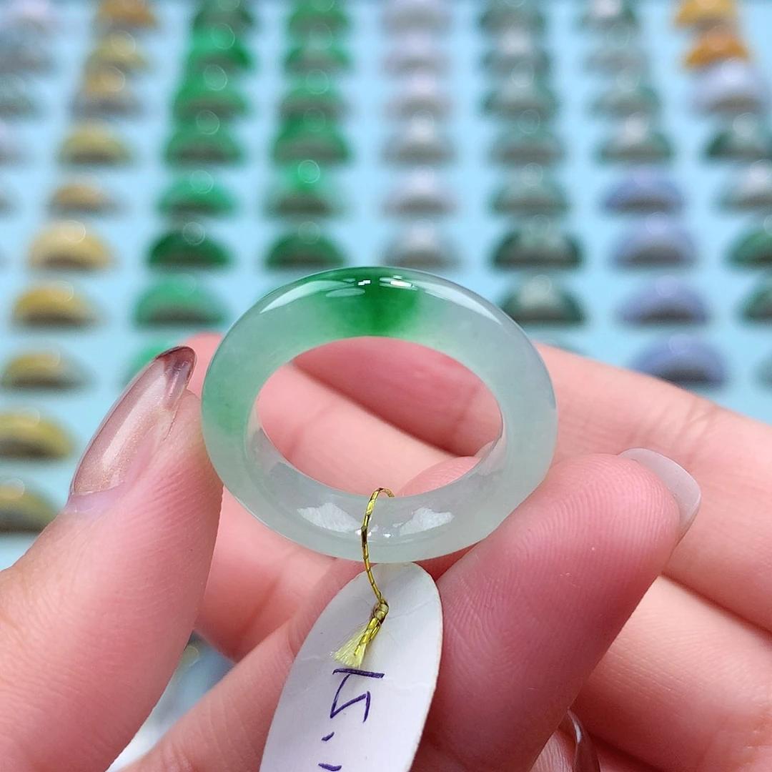 未镶嵌戒指翡翠1516圈