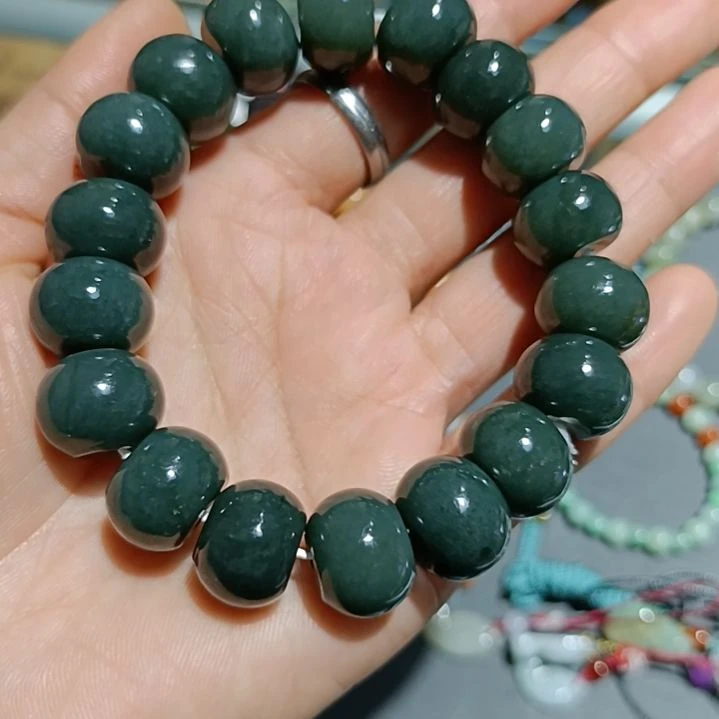 和田玉手链未镶嵌手串