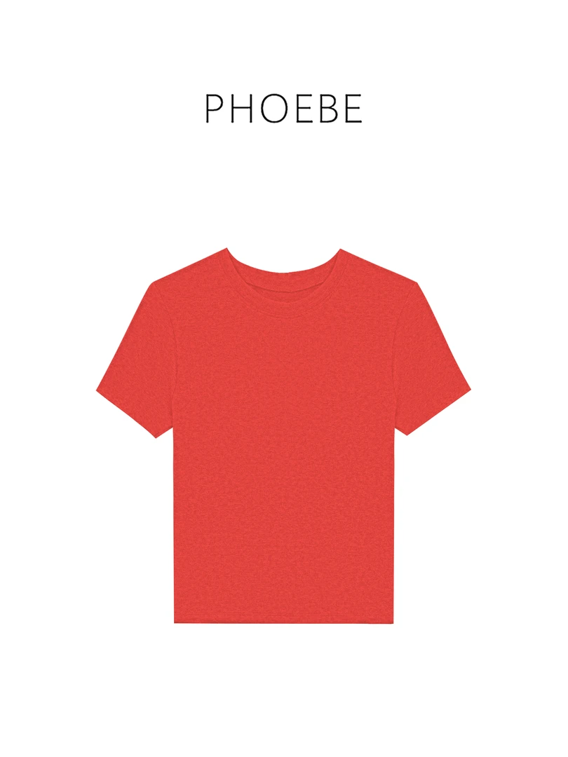 【思密达万能打底-短袖】PHOEBE叶姐 春季新款T恤HF5021161C