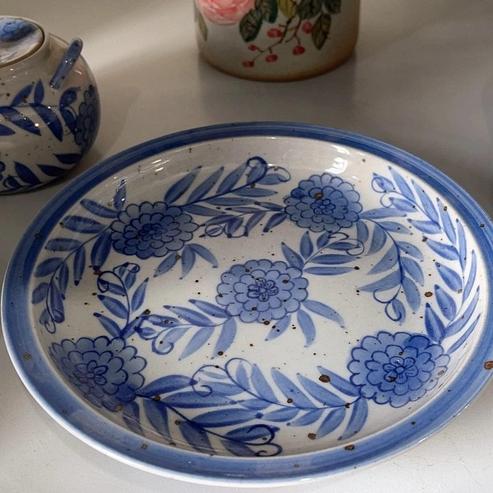 不锈钢景德镇釉下手绘陶瓷