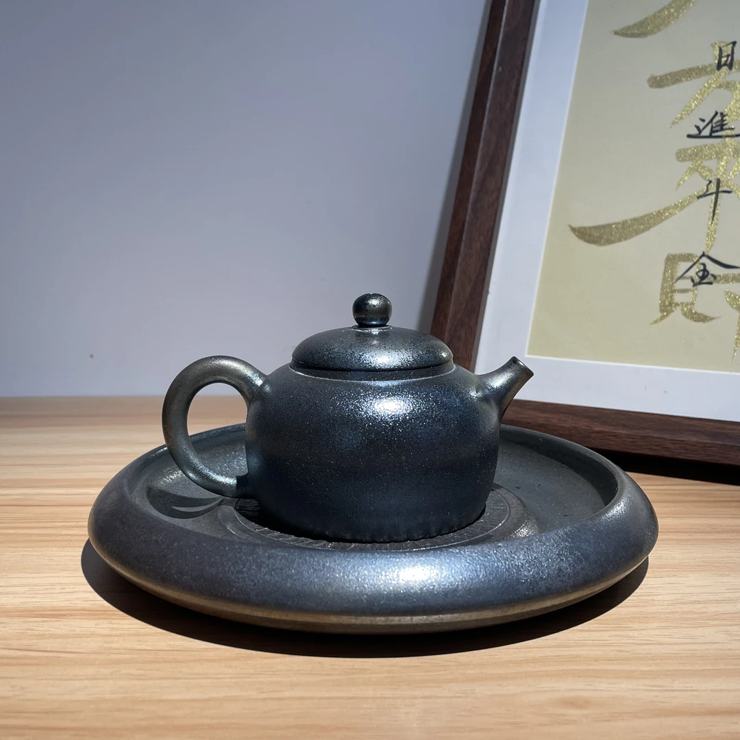 云南建水紫陶柴烧壶。150ML