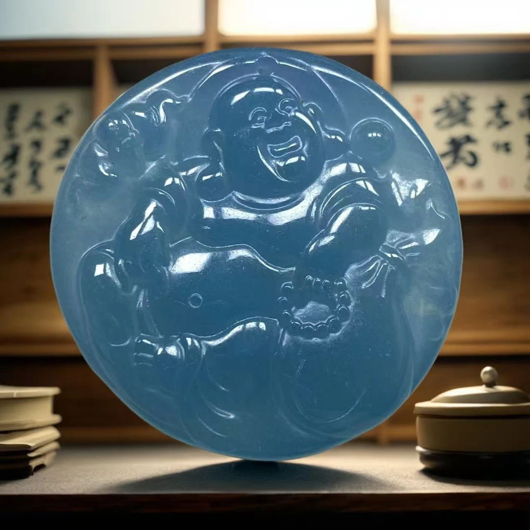 热销推荐-时尚饰品天空蓝颜色佛牌多样性发其一-FG006
