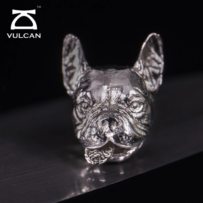 合金耳饰 食肉者Vulcan伏尔甘原创萌宠法斗耳钉925银镀金生日礼品