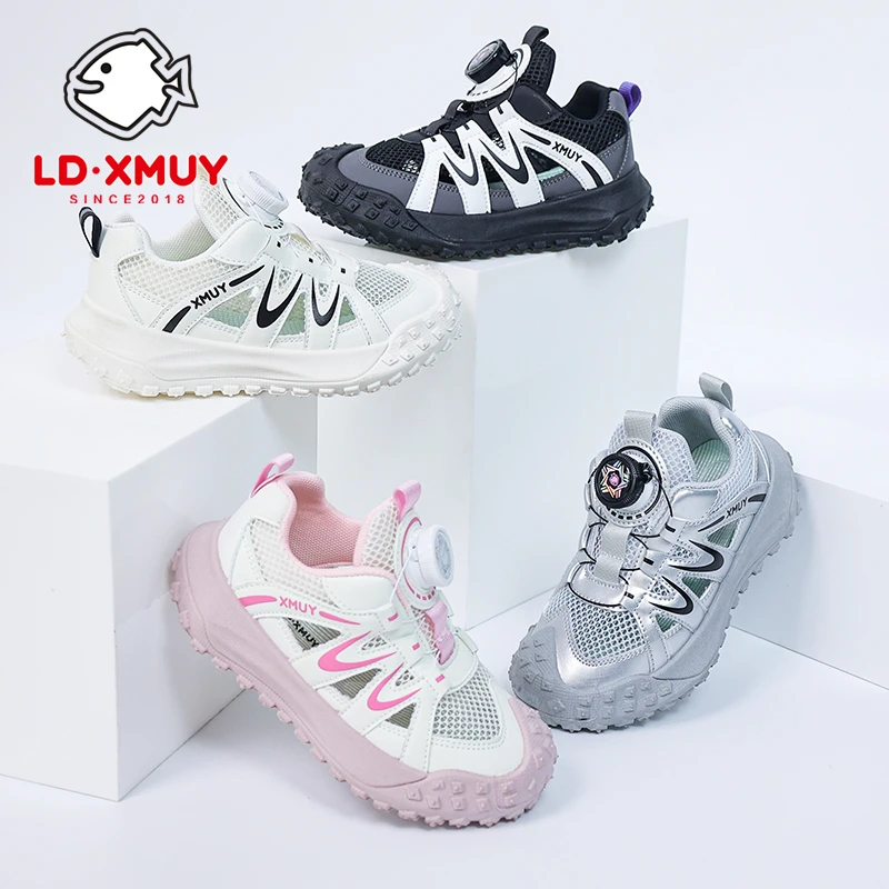 儿童女童男童户外软底中大童网面童运动闲鞋透气防滑童鞋百搭凉鞋