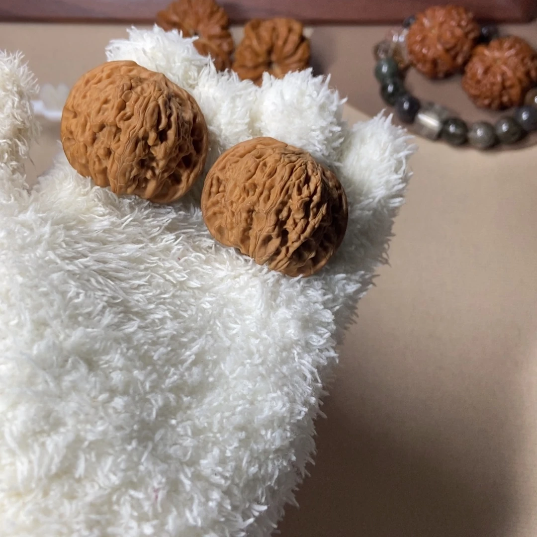 文玩核桃把件磨盘39