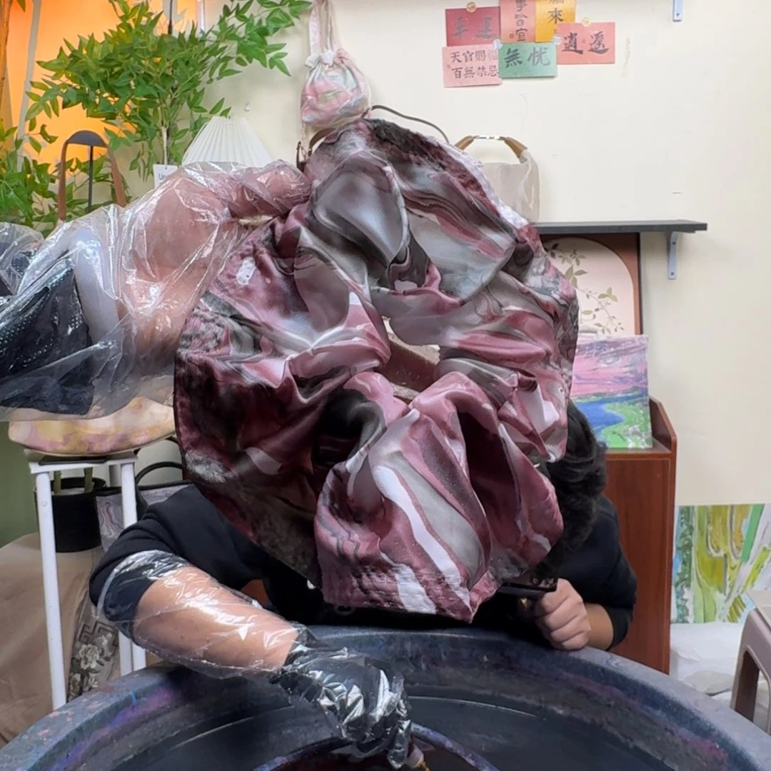 S***涵皮质铁合金饼饼发圈