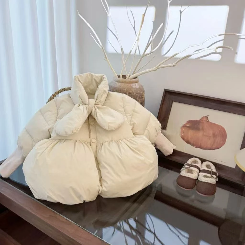 女童棉衣新款2024儿童冬季宝宝棉服冬装小童加厚棉袄外套加绒保暖