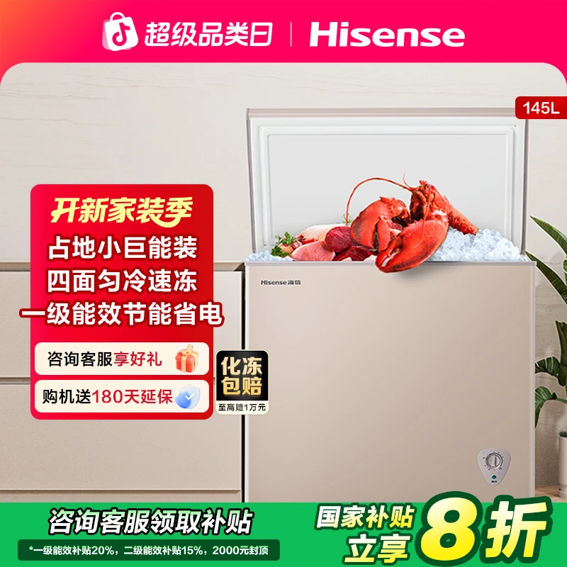 Hisense/海信BD/BC-145ZNUB大容量速冻冰柜单门家用冷柜
