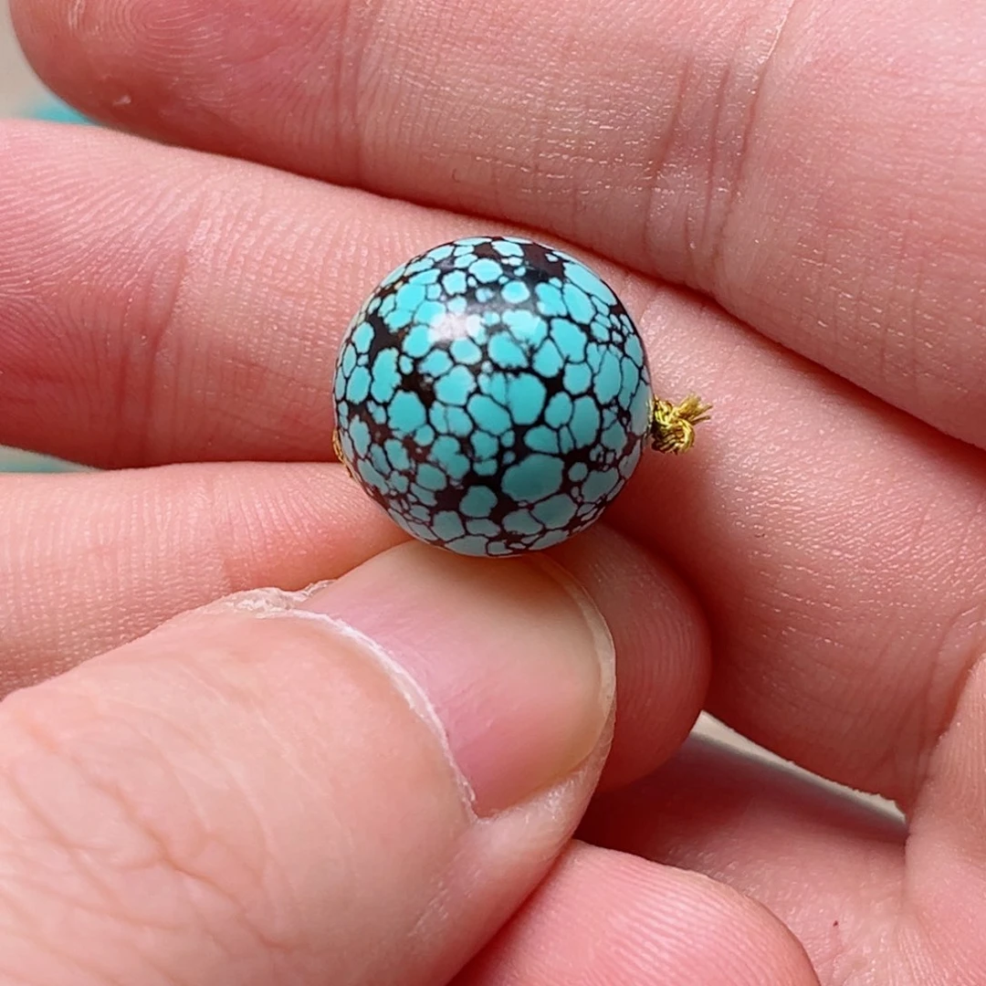 绿松石14.4圆珠未镶嵌