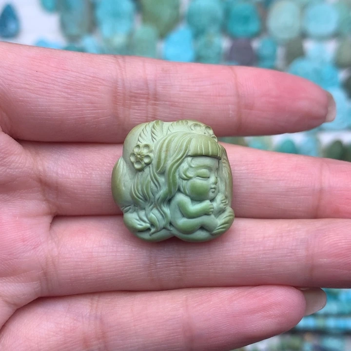 未镶嵌绿松石原矿绿松石系列
