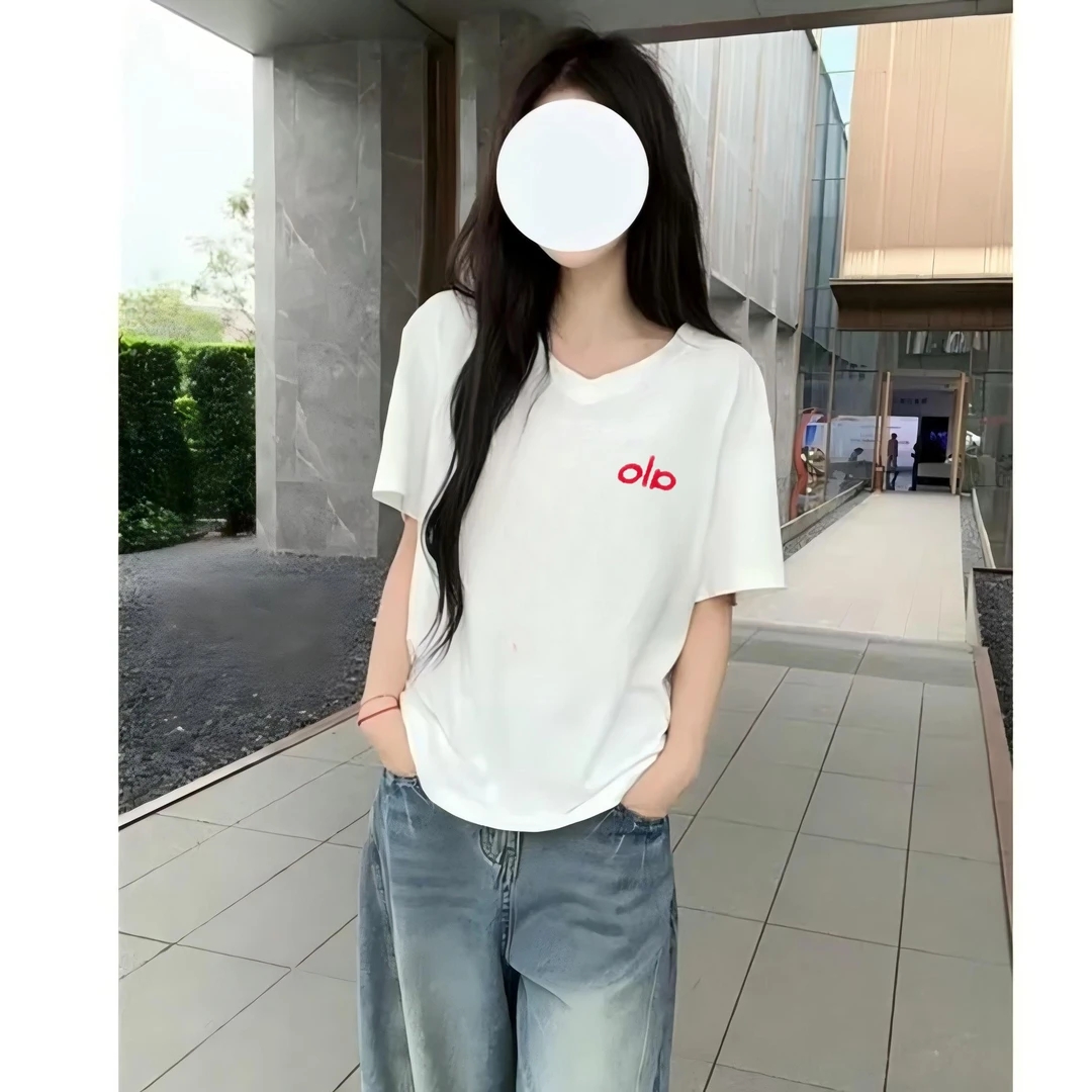 【运补6-8】短袖印花街头风宽松空气感女T恤t恤宽松摩斯风