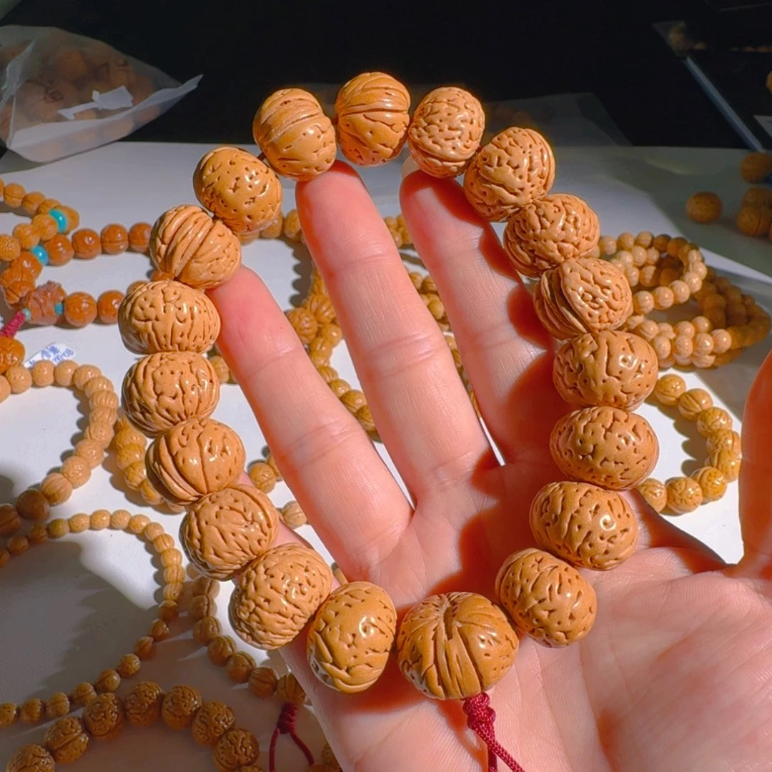 手串文玩核桃野生飞碟1.9