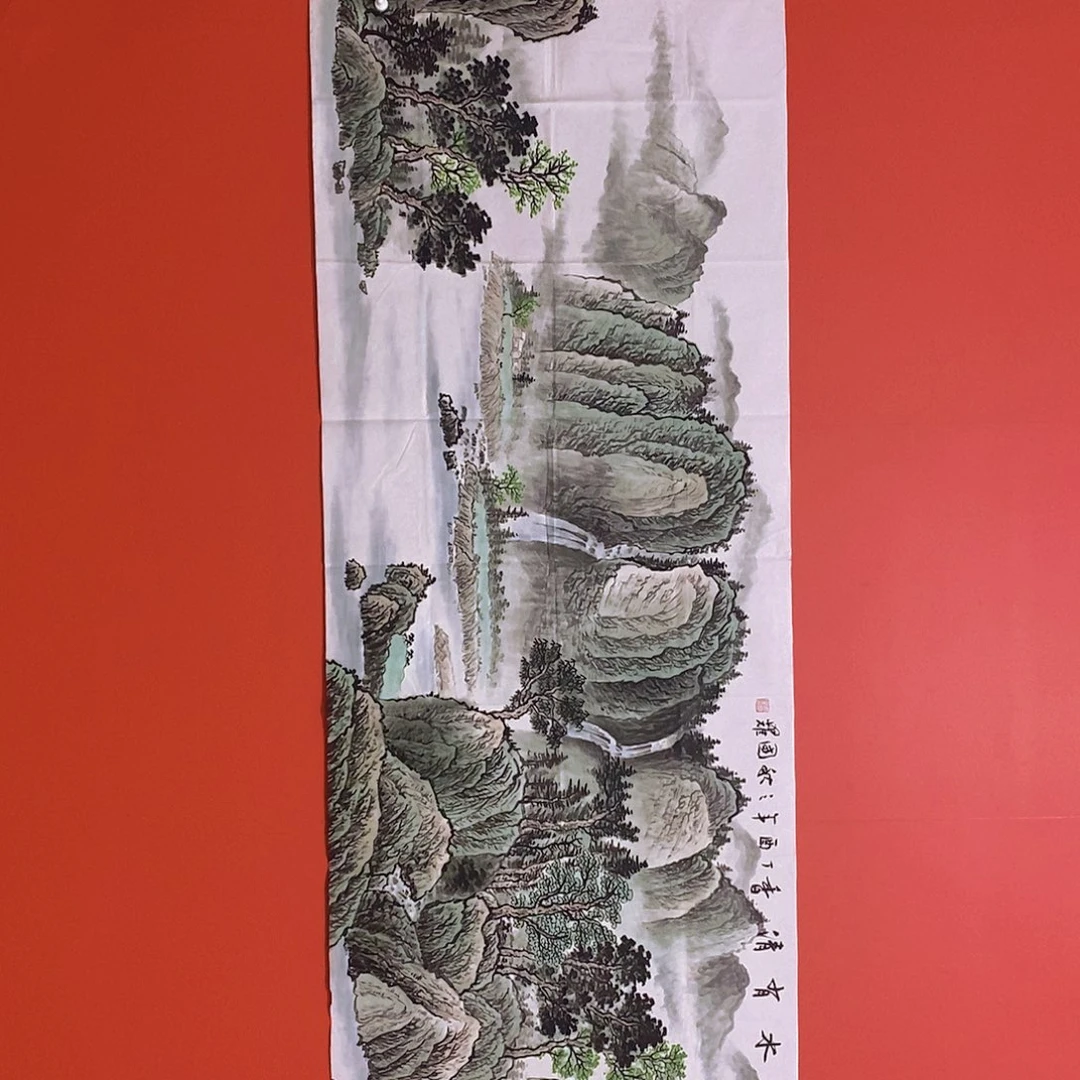 国画山水花鸟国画作品