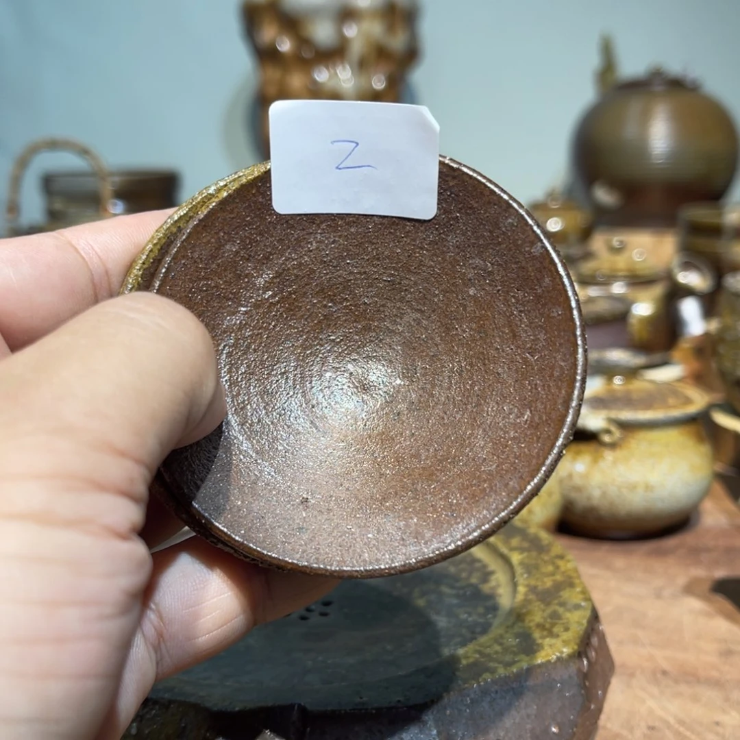 纯手工柴烧杯晨阳出品