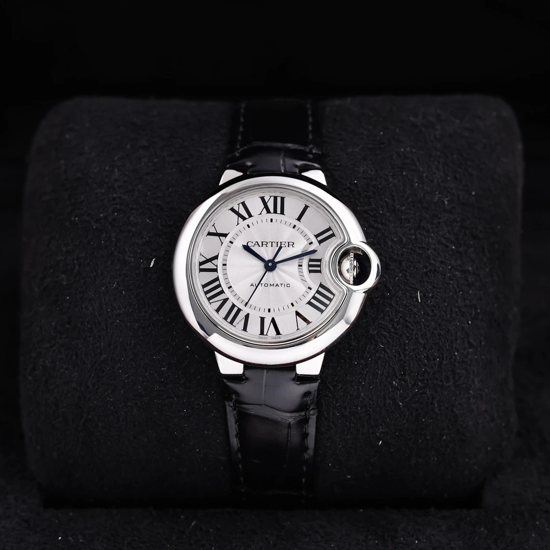 99新 Cartier/卡地亚 WSBB0030 精钢皮表带 33mm 2025年10月保卡