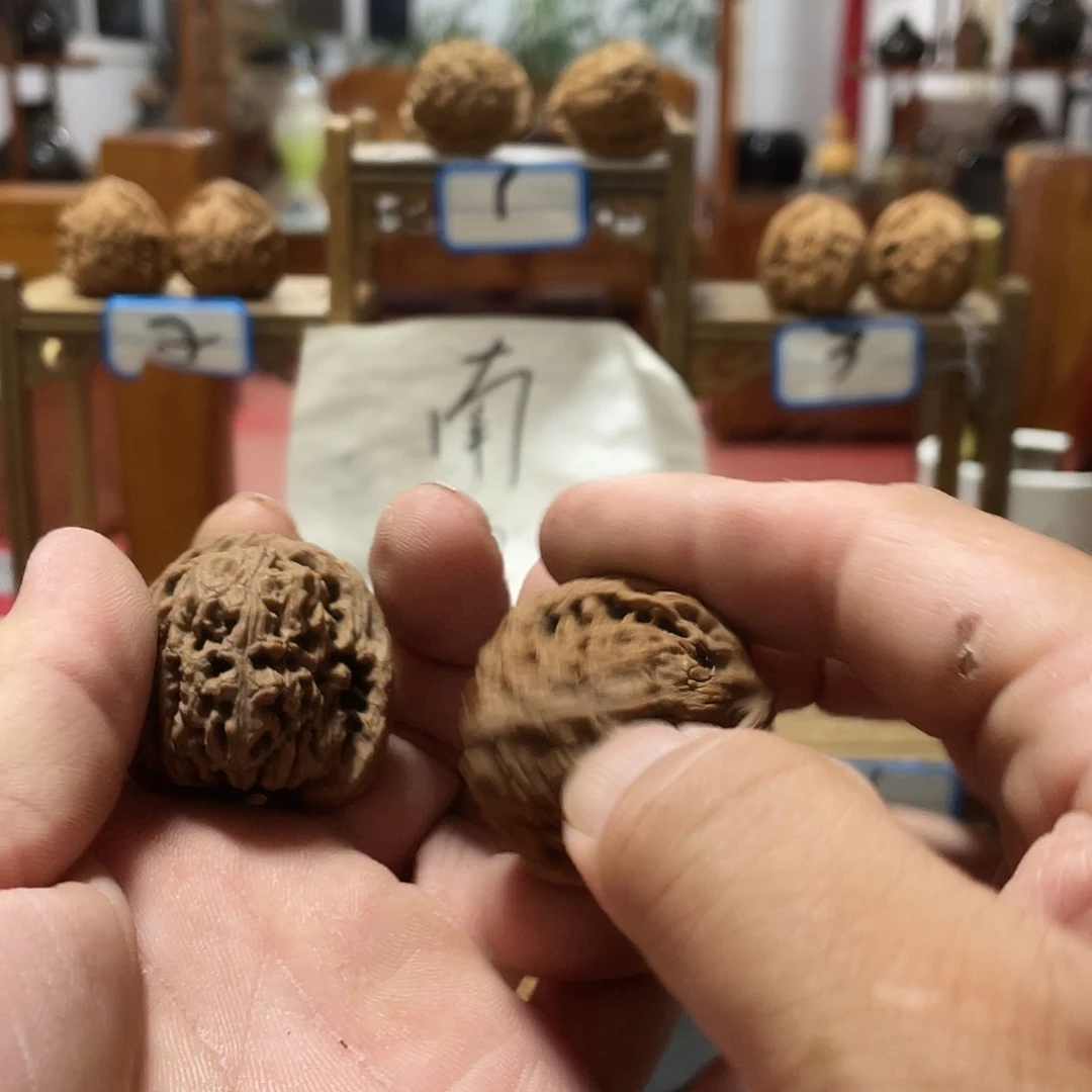 玩***志桃核吊坠文玩核桃南将石