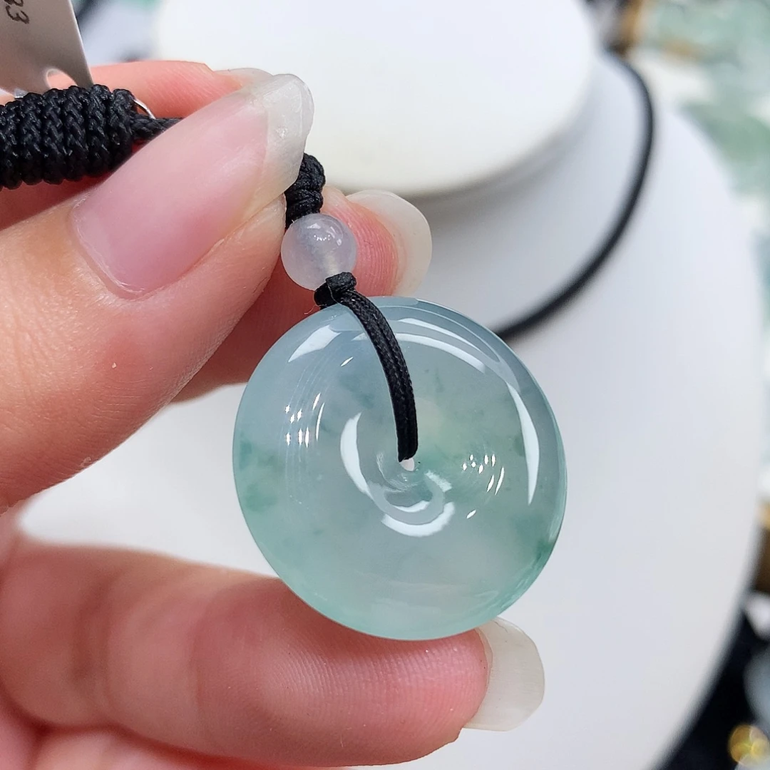 翡翠未镶嵌胸饰翡翠65，22.9/6.3