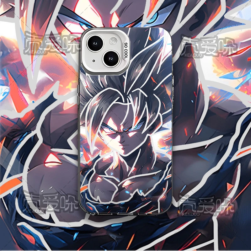 龙珠暗黑悟空手机壳适用于苹果16华为荣耀vivo小米OPPO红米彩银壳