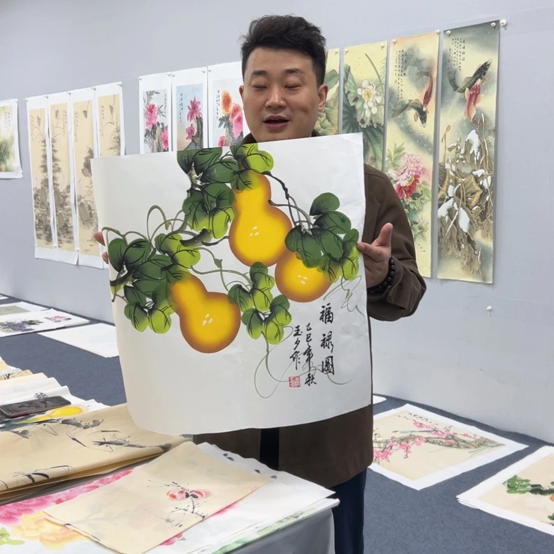 国画国画作品宣纸纯手绘