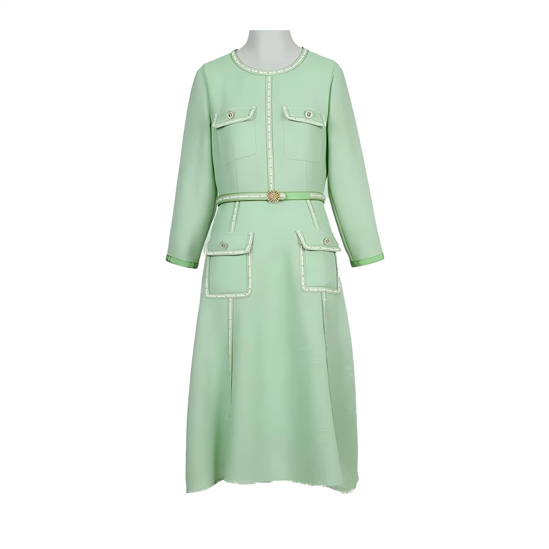 【小熊专属】卡蔓高端大牌小香风连衣裙CS2COP107