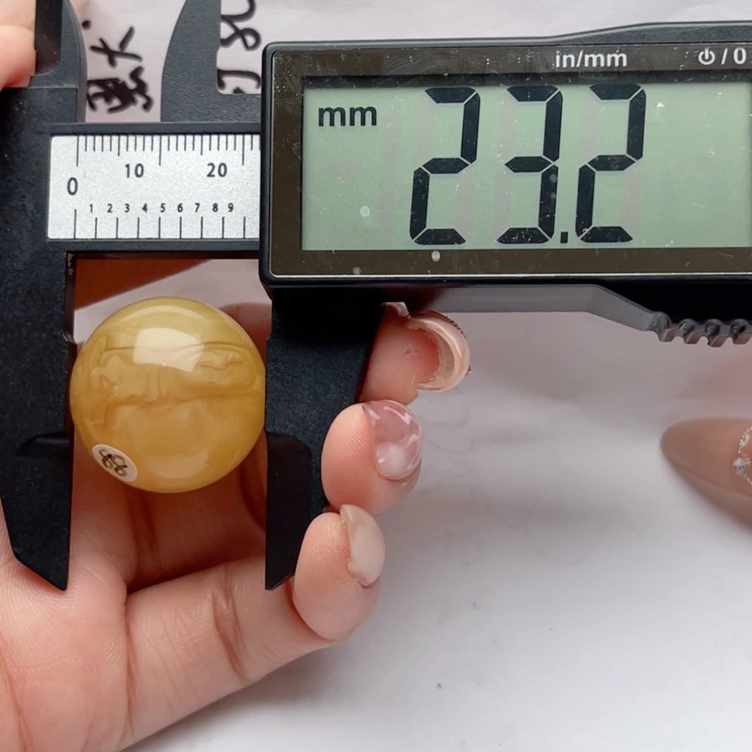 蜜蜡裸石未镶嵌小*哥蜜蜡圆珠 思思