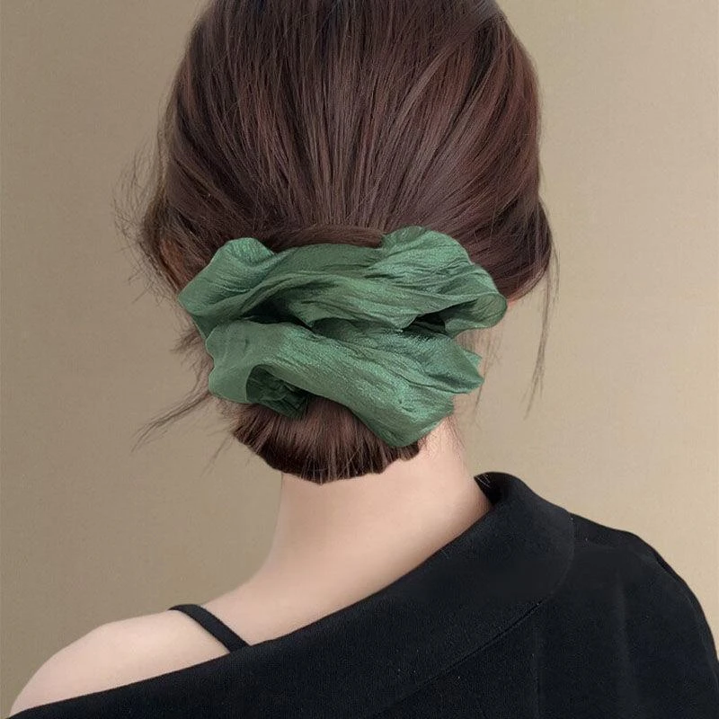 网纱大号大肠发圈女高级感大弹力扎头发绳绳韩国网红时尚简约发饰