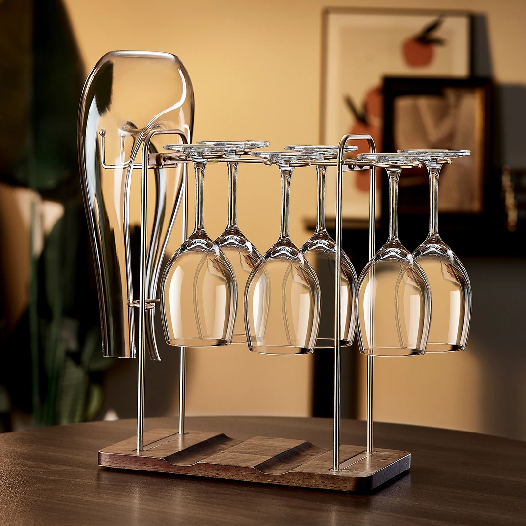 水晶红酒杯高脚杯白葡萄酒杯醒酒器欧式奢华家用高档新款2025酒具