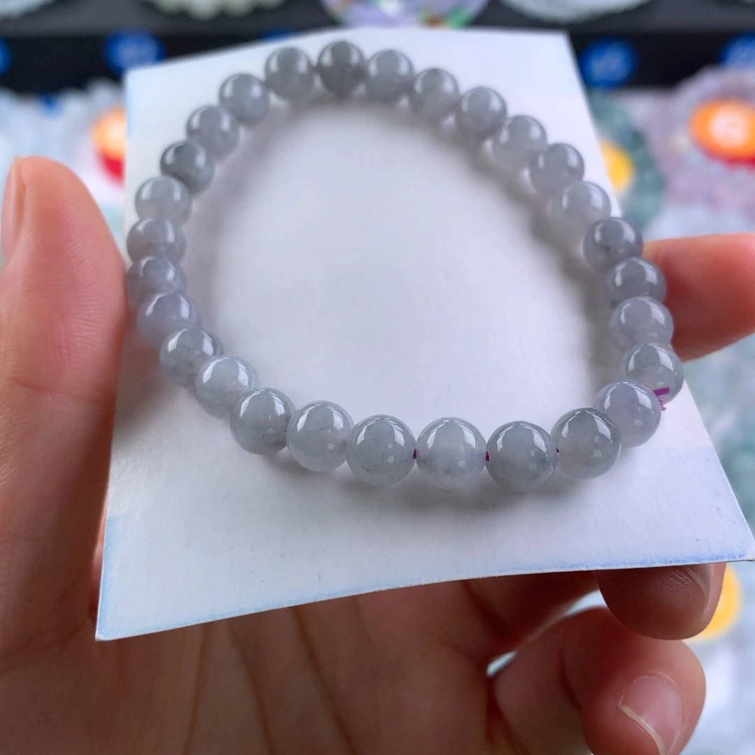 翡翠未镶嵌手链卡6.9