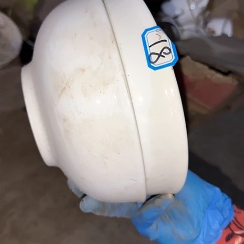 瓷片国营厂库存微瑕18厘米黑天鹅18