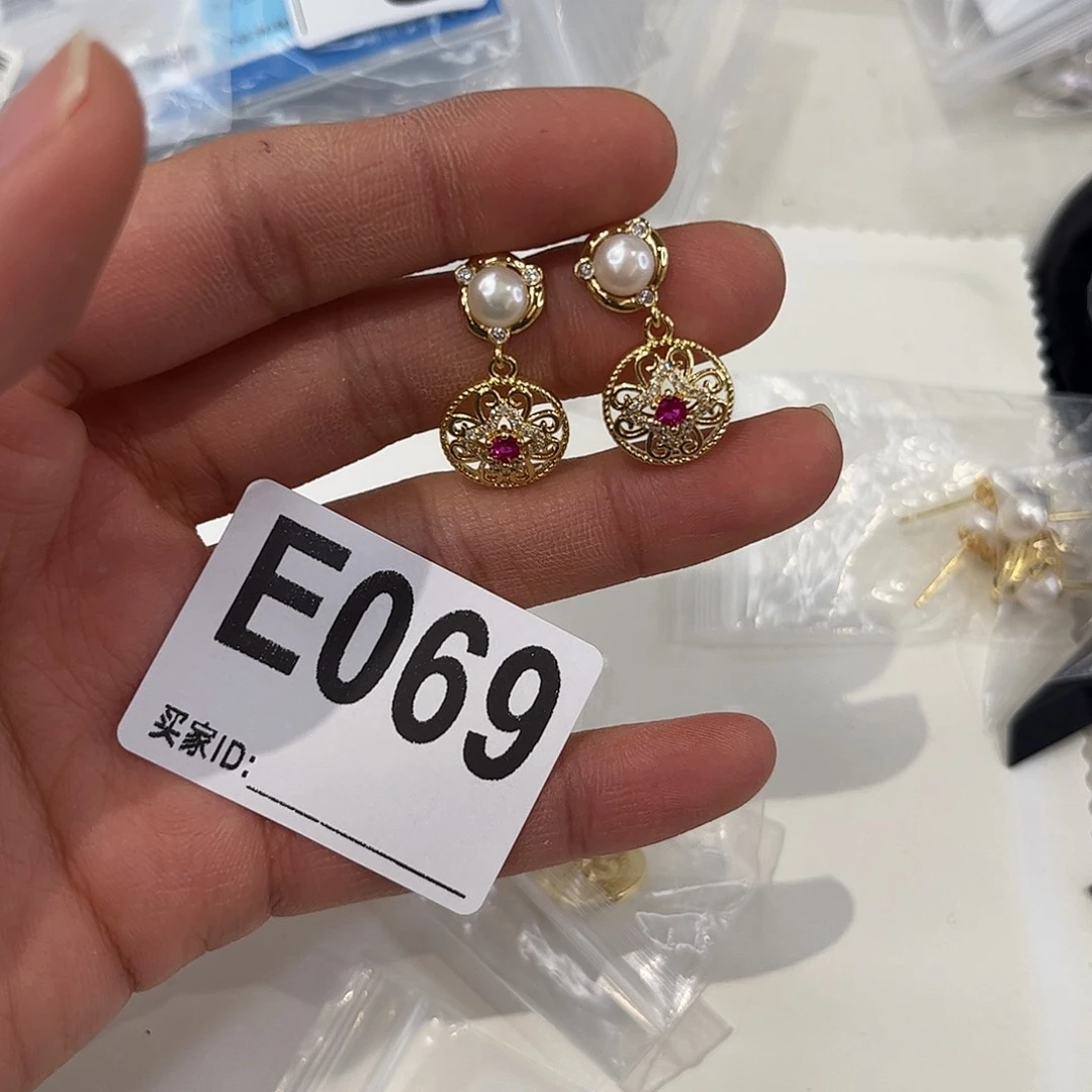 耳饰淡水珍珠合金