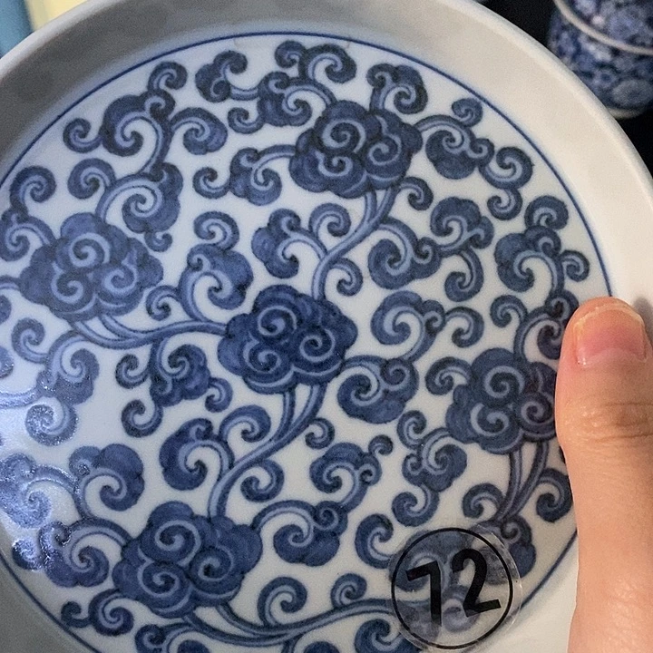 手绘手工青花单杯