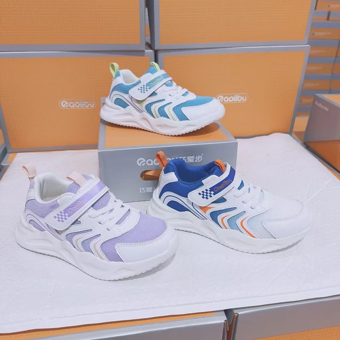 CA3081Qaoiibu巧爱步运动健步27-32三段健步软底运动鞋