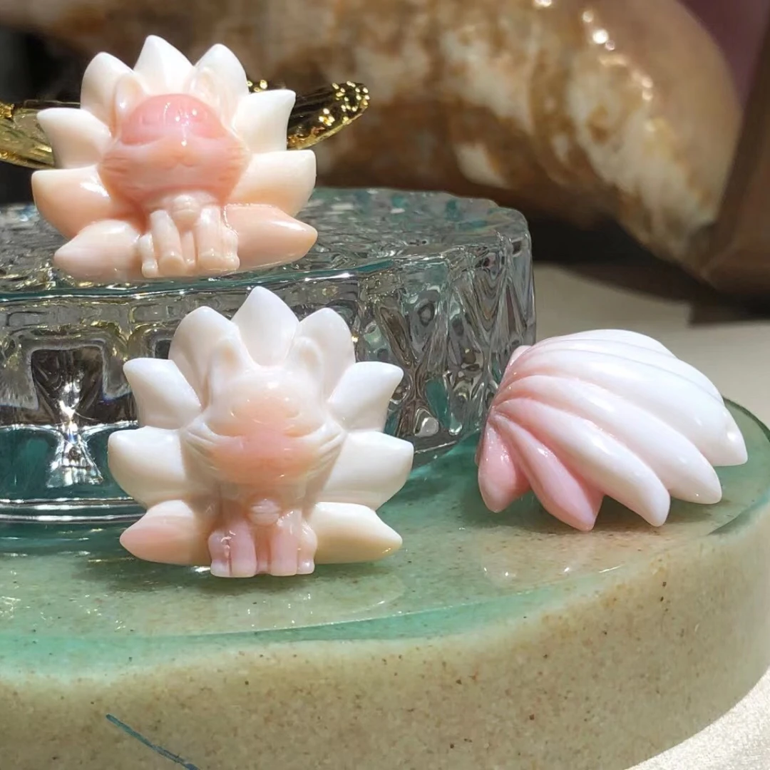 非金属仿珍珠手链 粉贝爆款炸毛狐狸吊坠手链项链搭配